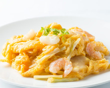 海老入り玉子炒め