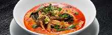 ユッケジャンスープ【辛】 YUKKEJANG-SPICY MINCED BEEF SOUP