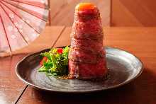 A5和牛の自家製ローストビーフ丼