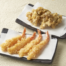 天ぷら盛り合わせ2種