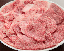 和牛肉盛り合わせ