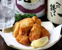 鮪ほほ肉の竜田揚げ