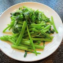 空心菜炒め