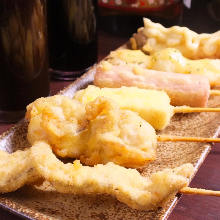 串カツ盛り合わせ6種