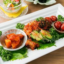 キムチ盛り合わせ5種