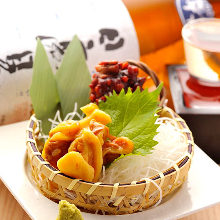 ホヤの活造り ホヤの活造り