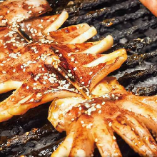 するめいかの味噌漬け 肝味噌で