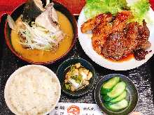 鮪カルビ焼定食