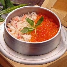 蟹釜飯