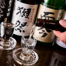 獺祭などの銘酒が全て500円でご提供！