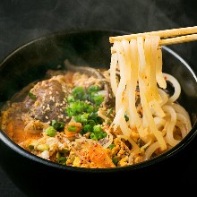 カルビうどん