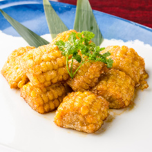 トウモロコシの黄身揚げ トウモロコシの黄身揚げ