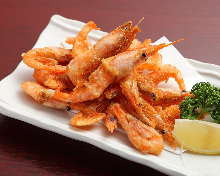 甘海老の唐揚げ