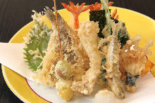 海鮮天ぷら盛り合わせ