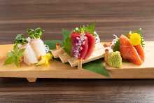刺身盛り合わせ3種