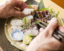 刺身盛り合わせ5種
