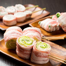 野菜巻き串焼き