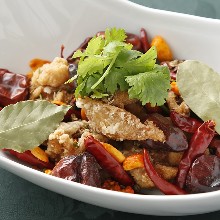 唐辛子たっぷり四川風唐揚げ 唐辛子たっぷり四川風唐揚げ