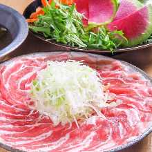 北海道産上富良野ポーク　しゃぶしゃぶ(1人前)