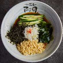 冷やしたぬき蕎麦
