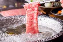 極上佐賀牛“飛び牛”しゃぶしゃぶ鍋