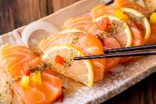 サーモンのカルパッチョ