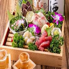 刺身盛り合わせ4種