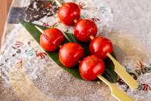 プチトマト串揚げ