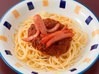 ミートソースパスタ