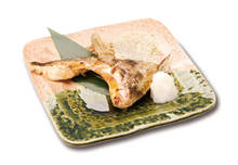 マグロのカマの塩焼き