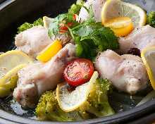 手羽元の黒胡椒とにんにく風味