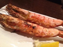 海老の串焼き