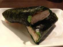 鶏ささみわさび巻き