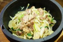 ジンギスカン鉄板焼き