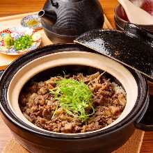 和牛時雨の土鍋ご飯