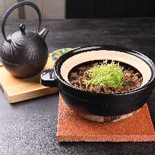 白老牛時雨の土鍋ご飯