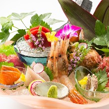 刺身盛り合わせ6種