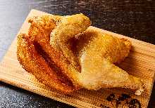 【小樽名物】若鶏半身揚げ　：　なるとキッチン