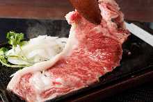 黒毛和牛サーロイン大判焼きしゃぶ