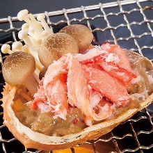 カニ味噌甲羅焼