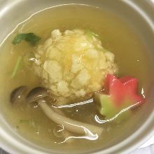 鴨まんじゅうあんかけ