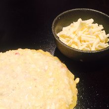 チーズインお好み焼き