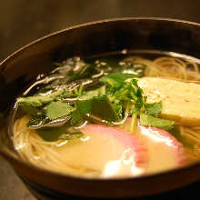 あったかい三輪素麺