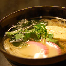 あったかい三輪素麺