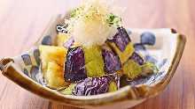 大和丸茄子の揚げ出し