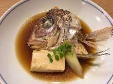 鯛のあら炊き
