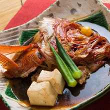 金目鯛のあら煮