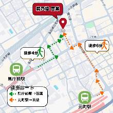 お店の行き方（徒歩の場合）