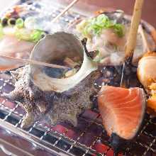 浜焼きいろいろ