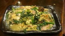 ホウレン草玉子炒め